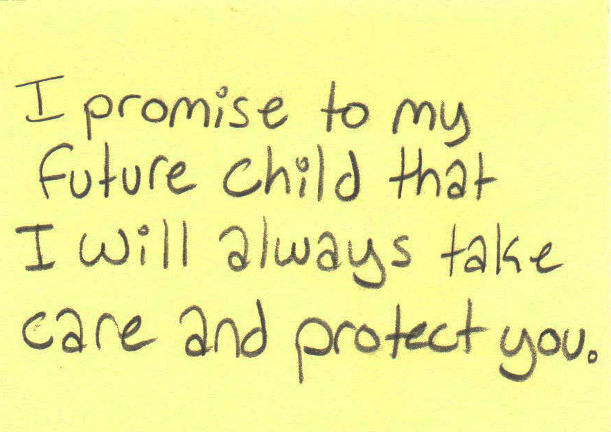 Promise to always take care and protect